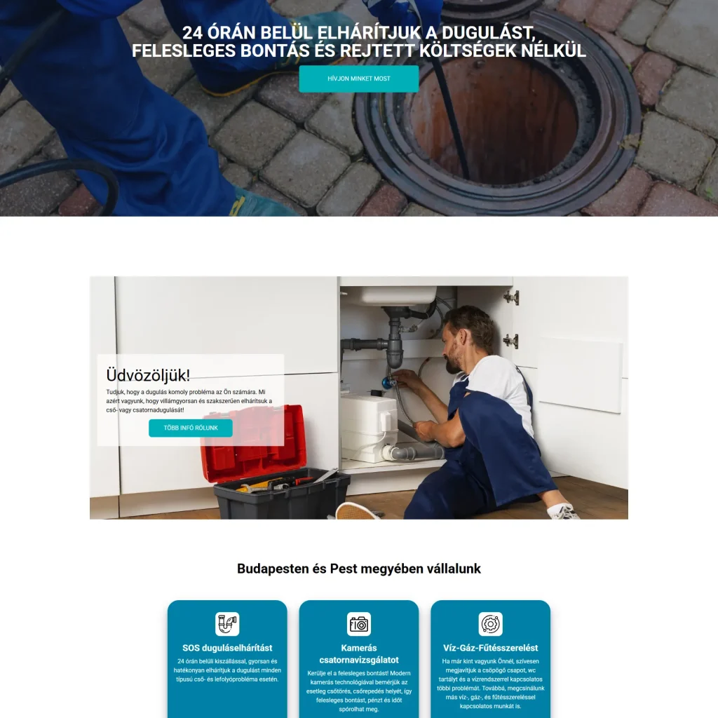 A szakik webese - Duguláselhárító Főoldal